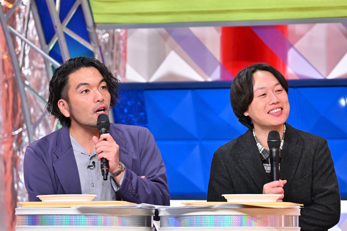 「オールザッツ漫才直前SP 見取り図の熱闘！フリーク番付」のワンシーン。