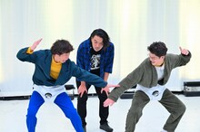 左から、クロスバー直撃・渡邊センス、見取り図・盛山、モグライダー芝。(c)TBS