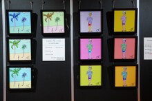 「三村マサカズ NFT ART COLLECTION ～三村アート1回なのか展」より。