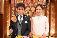 浜田雅功とヒロド歩美。(c)ABCテレビ