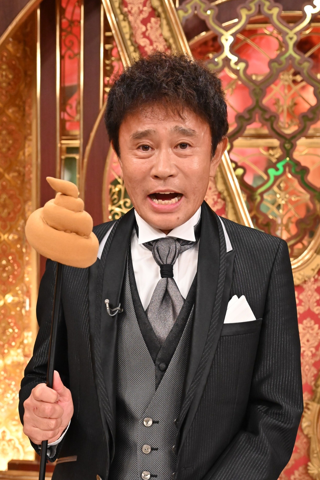 「芸能人格付けチェック！2024お正月スペシャル」MCの浜田雅功。(c)ABCテレビ