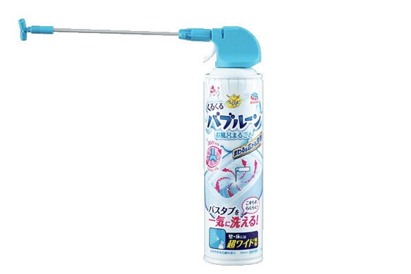 「日用品部門」にノミネートされた「らくハピ くるくるバブルーン お風呂まるごと」。