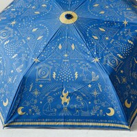 「ロングコートダディ 収納もらくちん 旅人気分の晴雨兼用折りたたみ傘」