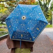 「ロングコートダディ 収納もらくちん 旅人気分の晴雨兼用折りたたみ傘」