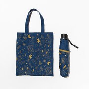 「ロングコートダディ 収納もらくちん 旅人気分の晴雨兼用折りたたみ傘」