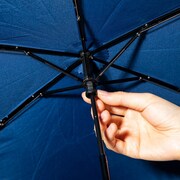 「ロングコートダディ 収納もらくちん 旅人気分の晴雨兼用折りたたみ傘」