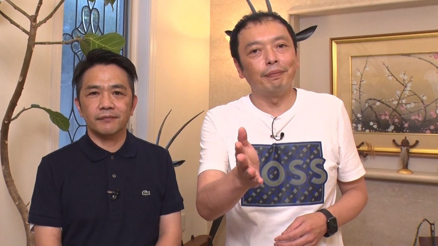 VTR企画に出演した中川家。 (c)BSフジ