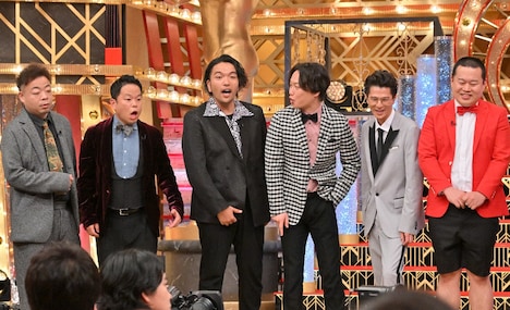 左から、ダイアン、見取り図、モグライダー。(c)TBS