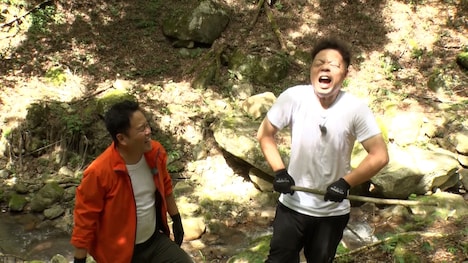 「ゲストダイアンお正月SP～あつまれひがしでの森 完全版～」のワンシーン。