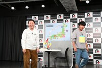 挑戦を終えたさらば青春の光。飛ばす側とキャッチする側でこんなにも表情が違う。