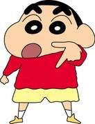 野原しんのすけの「7」ポーズ。