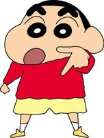 野原しんのすけの「7」ポーズ。