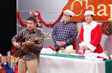 左からサスペンダーズ古川、春とヒコーキぐんぴぃ、ジグザグジギー宮澤。