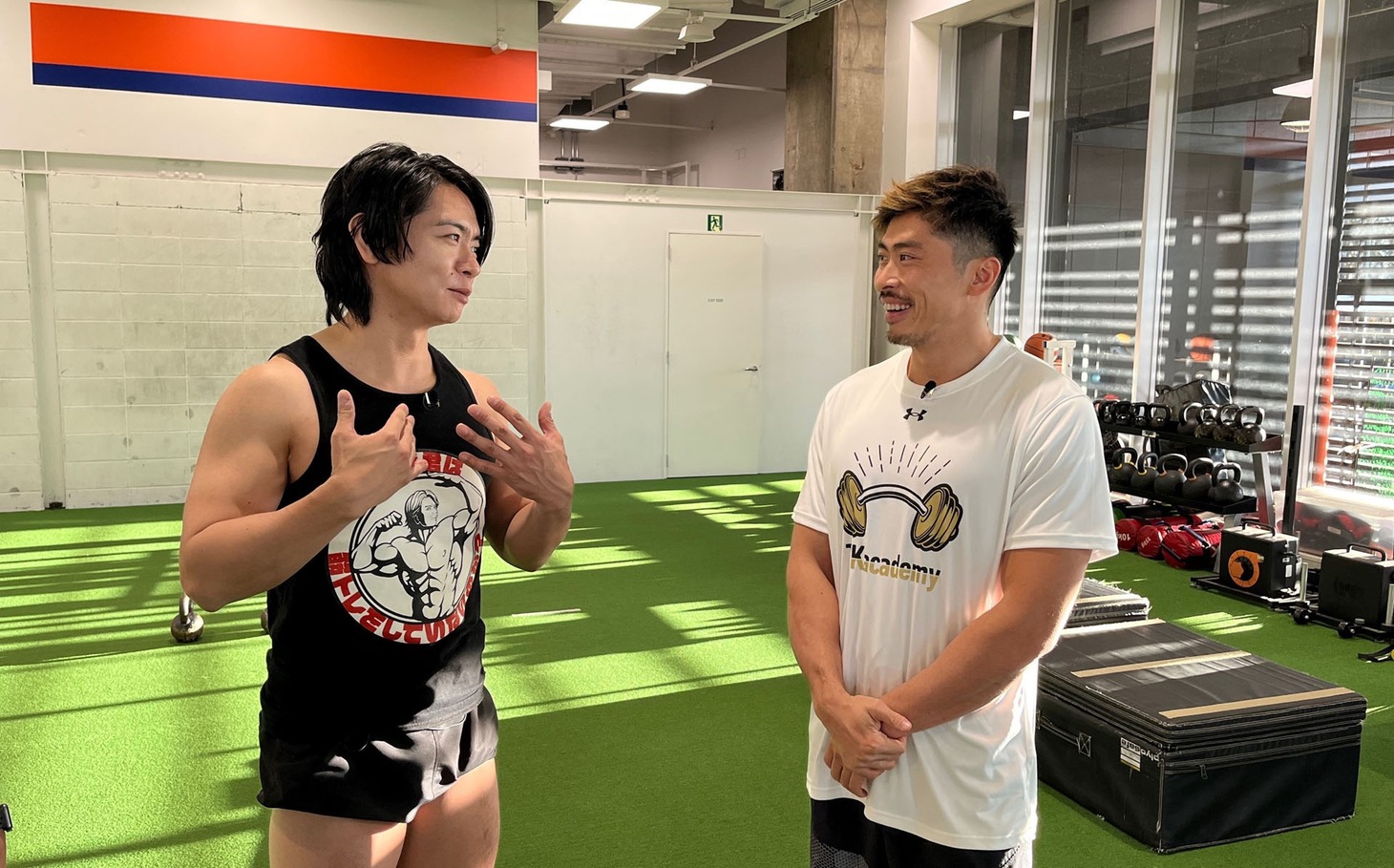 「なぜ君は筋トレをしていないのか？」のワンシーン。
