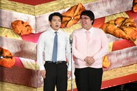 マヂカルラブリー・野田クリスタル（左）「敗者復活戦の会場を変えた男でーす」。