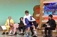 エスファイブ・ユーヤ（中央）が自己紹介をしたAブロックの様子。