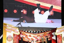 直後のヘンダーソンに負けてどてーんと倒れるママタルト。