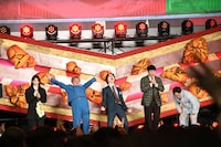 ナイチンゲールダンスがオズワルドに勝利し、Bブロック勝ち上がりが決定した場面。