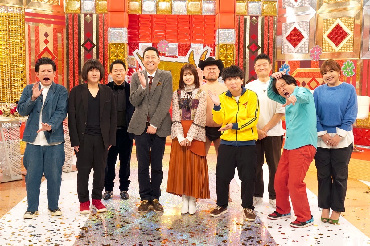 「ランジャタイpresentsブチギレ-1グランプリ」の出演者たち。(c)テレビ朝日