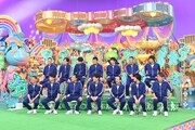 「運動神経悪い芸人2023」に出演する芸人たち。(c)テレビ朝日