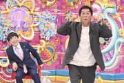 明石家さんまと蛍原徹。(c)テレビ朝日