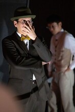 「男性ブランコの博物館コントライブ『嗚呼、けろけろ』」の様子（写真提供：吉本興業）。