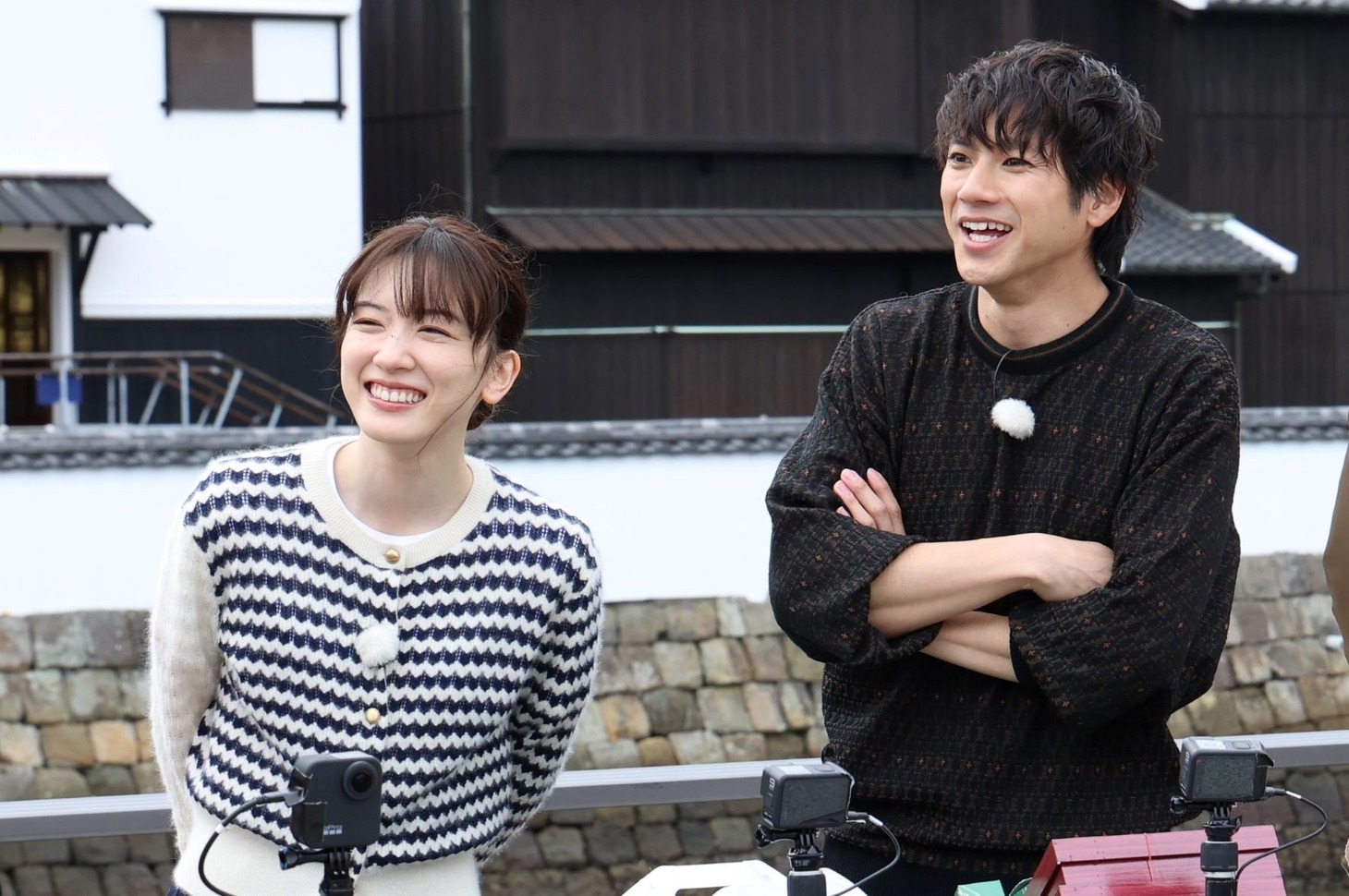 左から、左から、永野芽郁、山田裕貴。(c)フジテレビ