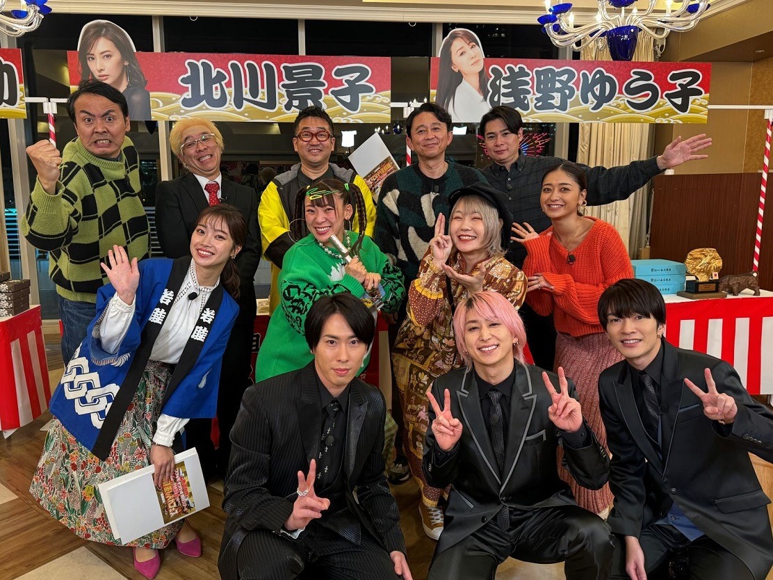 関西ブロックに登場する出演者たち。(c)フジテレビ