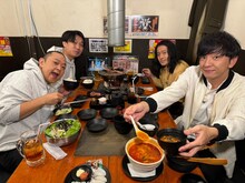 左から、サルゴリラ、ピース又吉、パンサー向井。(c)テレビ朝日