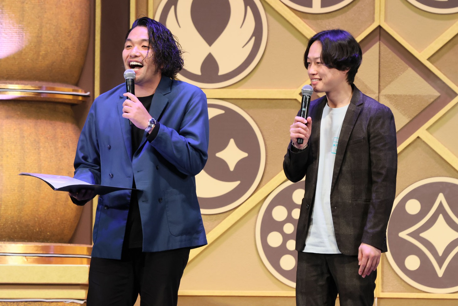 「Master of Ceremony of Firsthalf of DAIBOUKEN」を務めた見取り図。