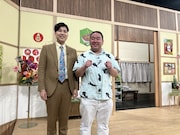 「ぐるナイおもしろ荘」で優勝した橘井と小池。左から橘井優輝、小池将也。