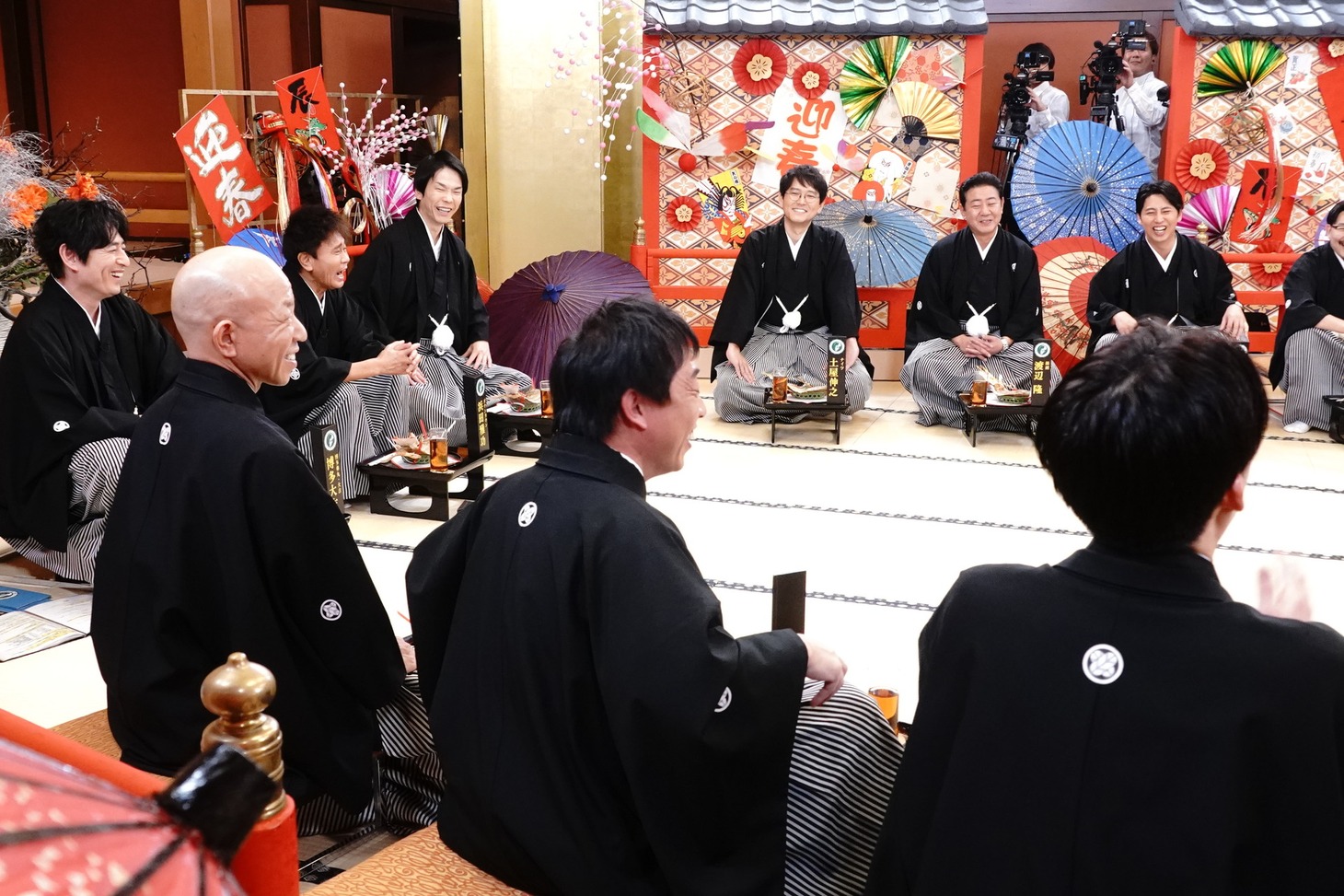 「浜田・大吉・濱家主催 新春ツッコミ芸人総会2024」のワンシーン。(c)読売テレビ