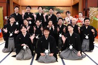 「浜田・大吉・濱家主催 新春ツッコミ芸人総会2024」の出演者。(c)読売テレビ