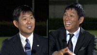 森保一と明石家さんま。(c)NHK