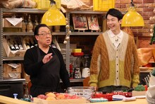 左から、梅沢富美男、かまいたち濱家。(c)テレビ朝日