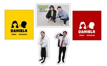 ダニエルズとヴィレッジヴァンガードのコラボグッズ。ステッカー5種。