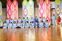 「ロンドンハーツ」芸人スポーツテストのワンシーン。(c)テレビ朝日