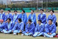 芸人スポーツテストのワンシーン。(c)テレビ朝日