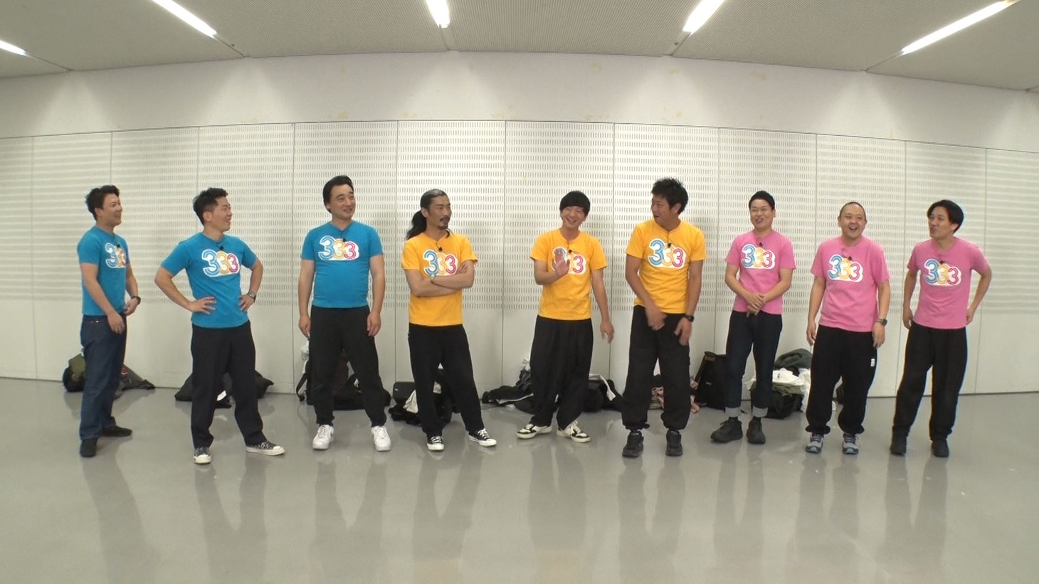 「サルゴリラ優勝記念 8年ぶり333（トリオさん）復活SP」の様子。(c)テレビ朝日