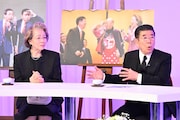 坂田利夫との思い出を語る西川ヘレンと西川きよし。(c)MBS