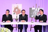 左から間寛平、大木ひびき、月亭八光。(c)MBS
