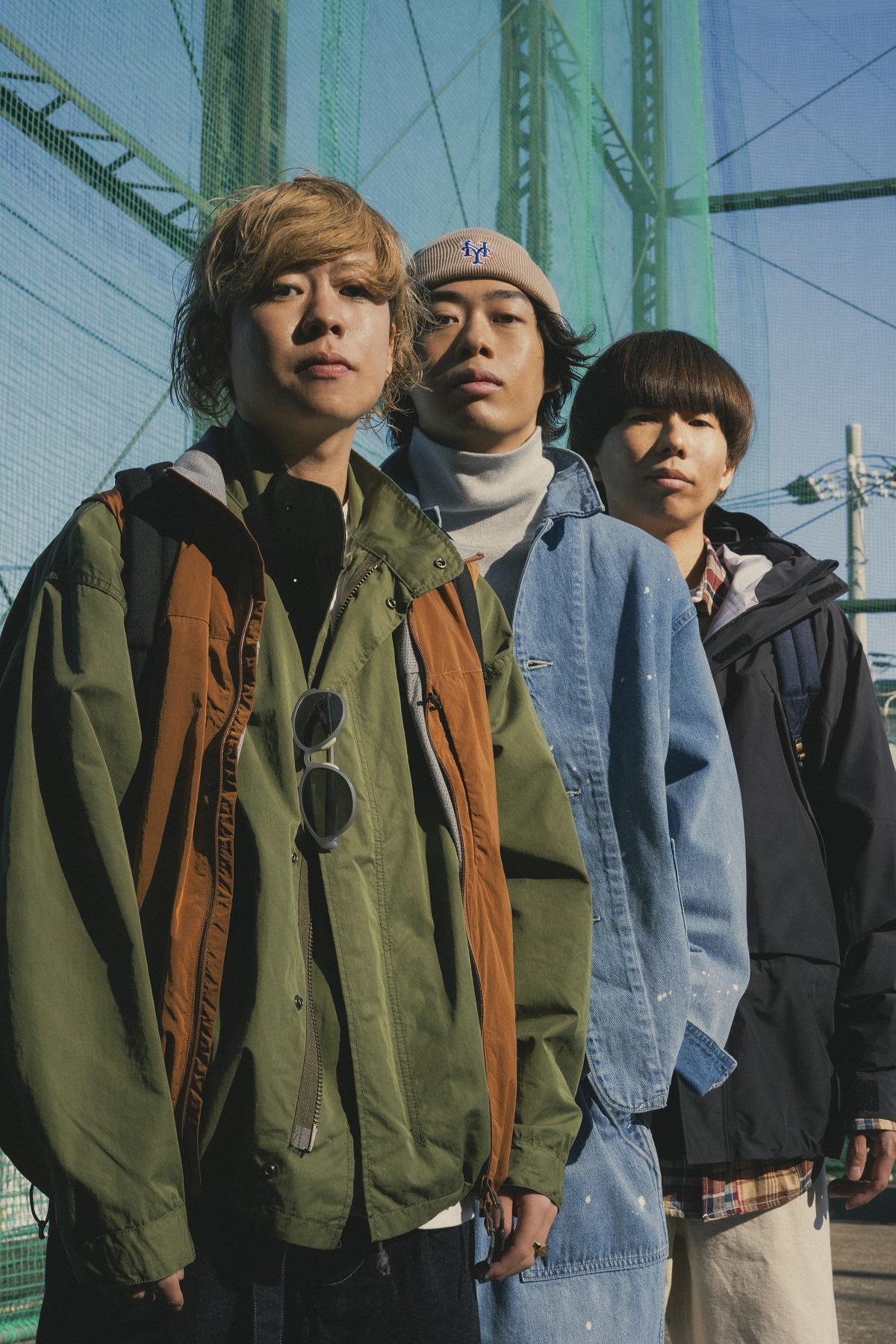 左からたかさき、南、野尻。
