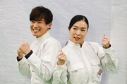 左から川島壮雄アナウンサー、ユヒャン。(c)関西テレビ