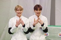 左から大久保波留、田中笑太郎。(c)関西テレビ