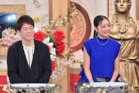 左から、陣内智則、みちょぱ。(c)TBS