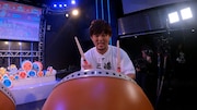 「太鼓の達人」に挑む木内泰史（サンボマスター）。(c)TBS