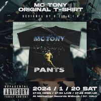 MC TONYのTシャツの背面デザイン。