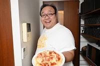 ピザが完成！（撮影：檜原洋平）