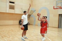 「高校バスケ全国制覇の道」特別編のワンシーン。(c)フジテレビ