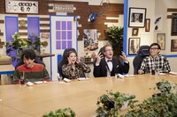 左から、伊沢拓司、村重杏奈、厚切りジェイソン、こがけん。(c)ABCテレビ